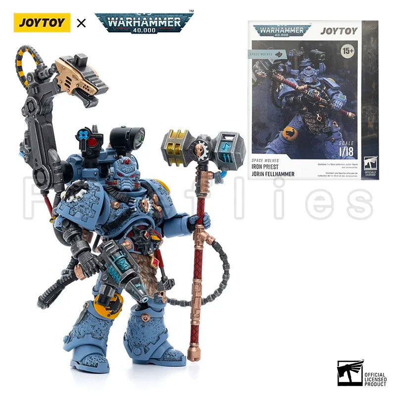 1/18 JOYTOY Actionfigur – Warhammer 40K Horus Heresy Space Wolves Logan Ghostwolf Mecha Modell