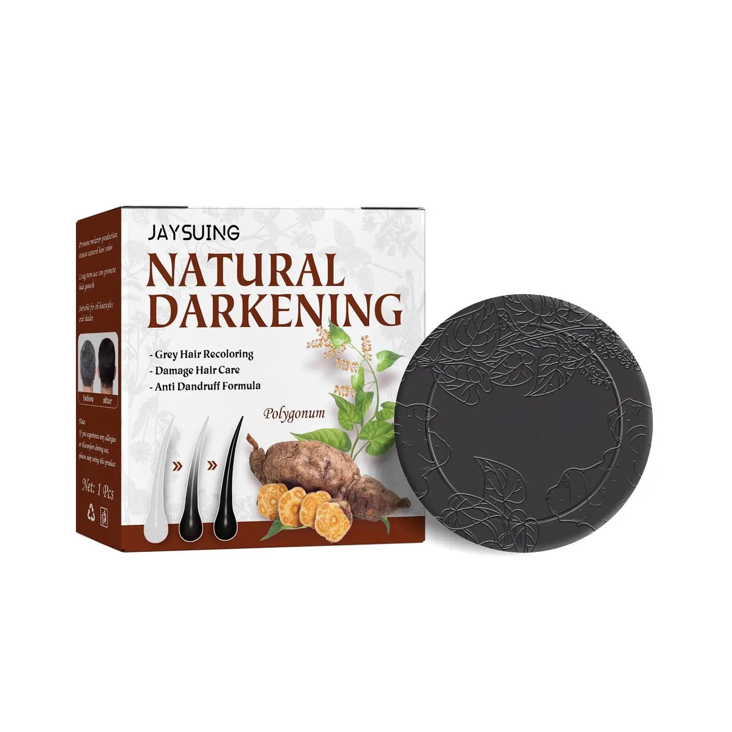 Ginger Polygonum Natural Shampoo Bar – Cold Processed Hair Care
