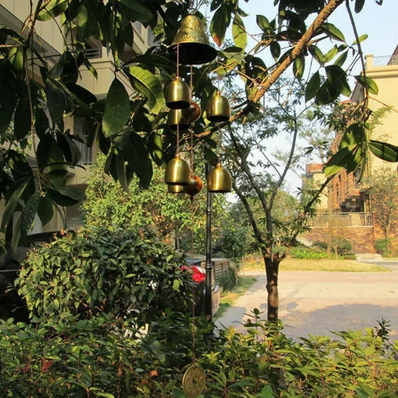 Metal Copper Wind Chimes – Outdoor Hanging Bell Ornaments