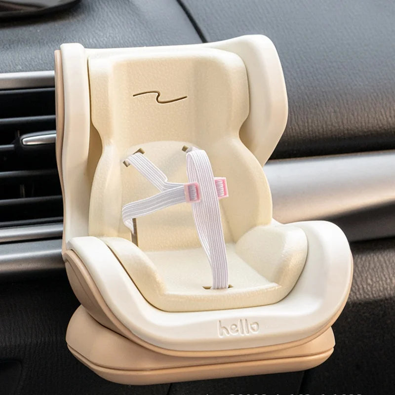 Doll Accessory For Labubu Plush Doll Car Accessory Compatible Car Air Conditioning Vent Cute Car Decoration Hanging Ornament