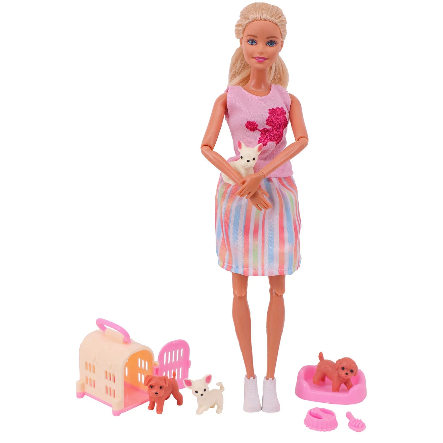 Furniture For Barbiees Doll Clothes Accessories Bed Mirror 1/6 Dollhouse Decoration Bjd Doll Accessories,Food Helmet for Barbies