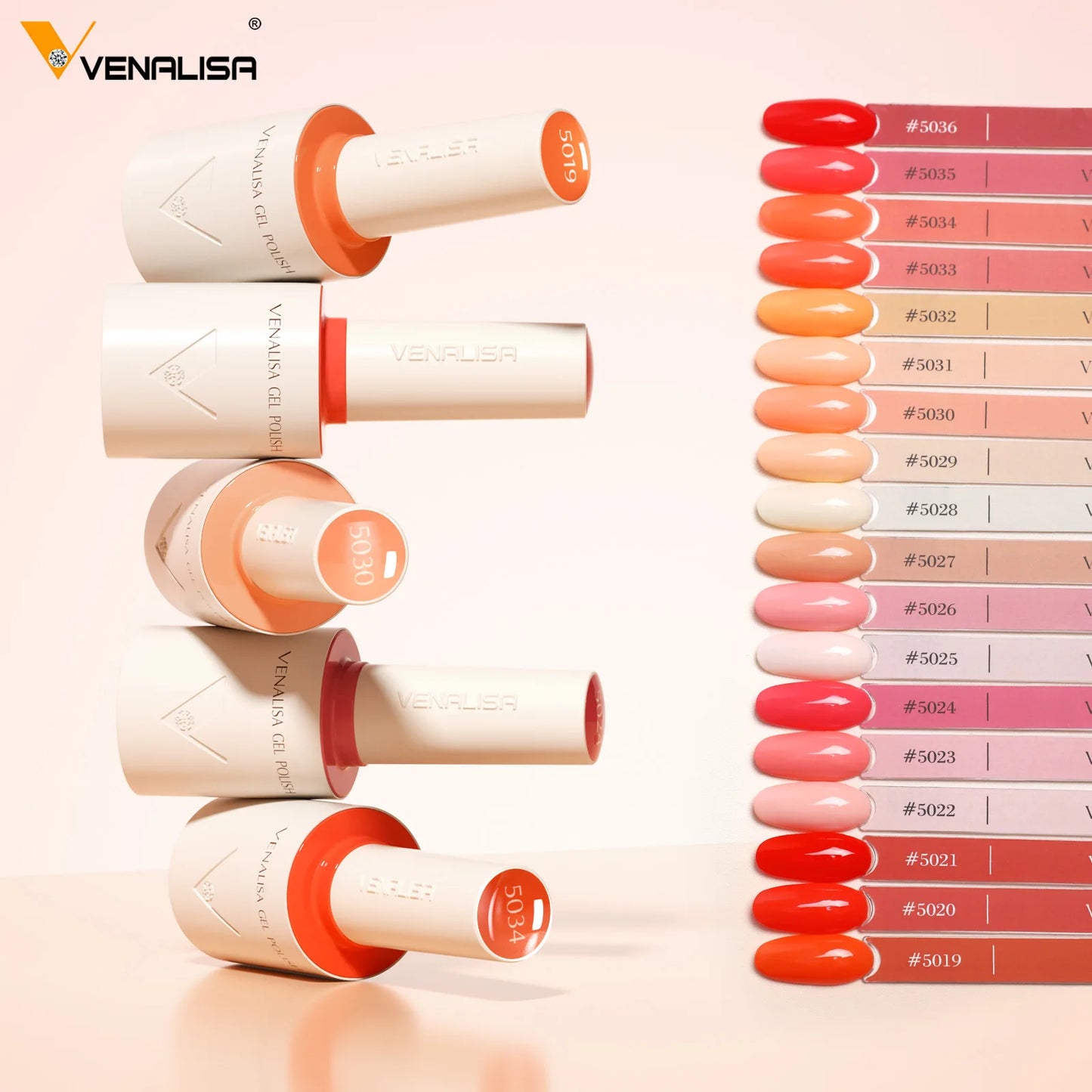 VENALISA New Formula Nail Gel Polish Hema TPO Free Gel Varnish Summer Nails Gorgeous Color Collection Semi Permanent 10ml Vegan