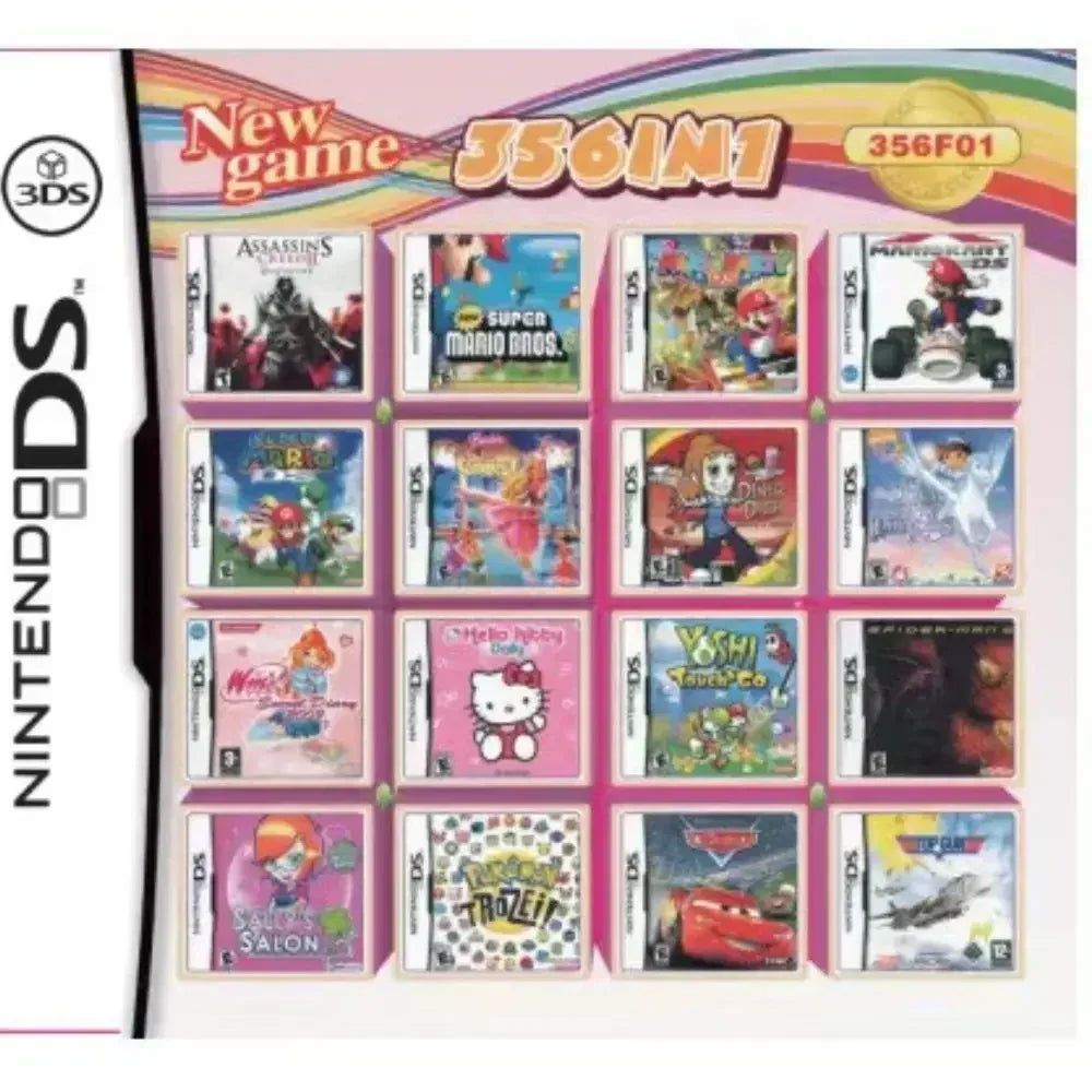 Cartouche de jeu DS/NDS/3DS/NDSL – Collection de jeux vidéo tout-en-un pour console portable