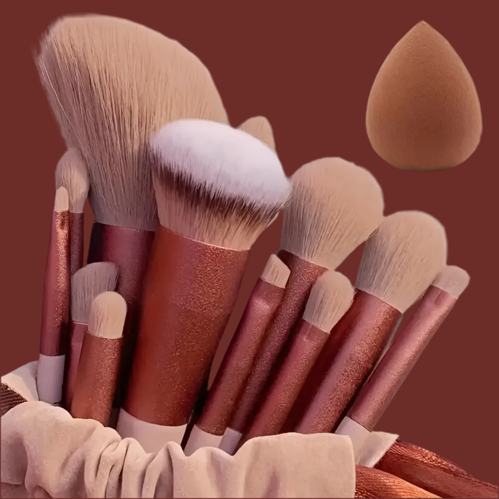 Makeup brush set fluffy. - All you can buy!
