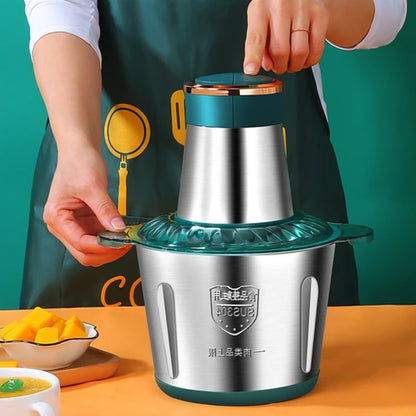 2L/5L Electric Meat Grinder Food Processor Chopper Stainless Steel Kitchen light Machine Chopper Slicer Machine Home Grinder