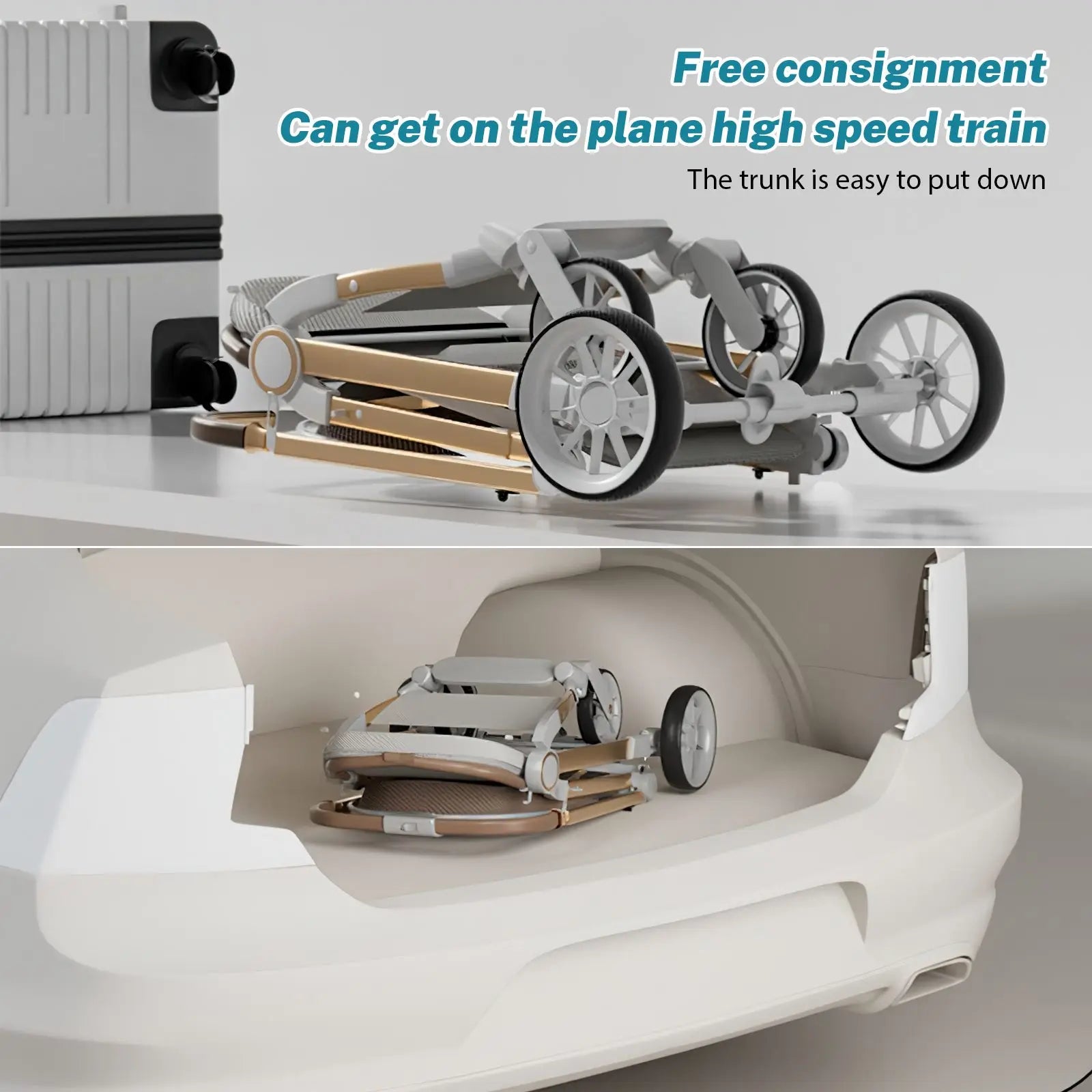 Baby stroller pram baby cars four wheel strollers for baby Stroller lightweight strollers lightweight baby stroller