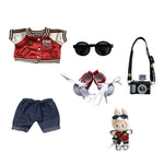 Mini Plush Doll'S Clothes Outfit Accessories For Korea Kpop Exo Labubu V1 V2 Idol Dolls Goose Dinosaur Macaron Clothing Gift