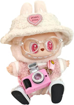 Mini Plush Doll'S Clothes Outfit Accessories For Korea Kpop Exo Labubu V1 V2 Idol Dolls Goose Dinosaur Macaron Clothing Gift