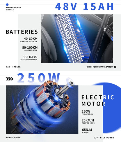 VTT électrique DUOTTS C29