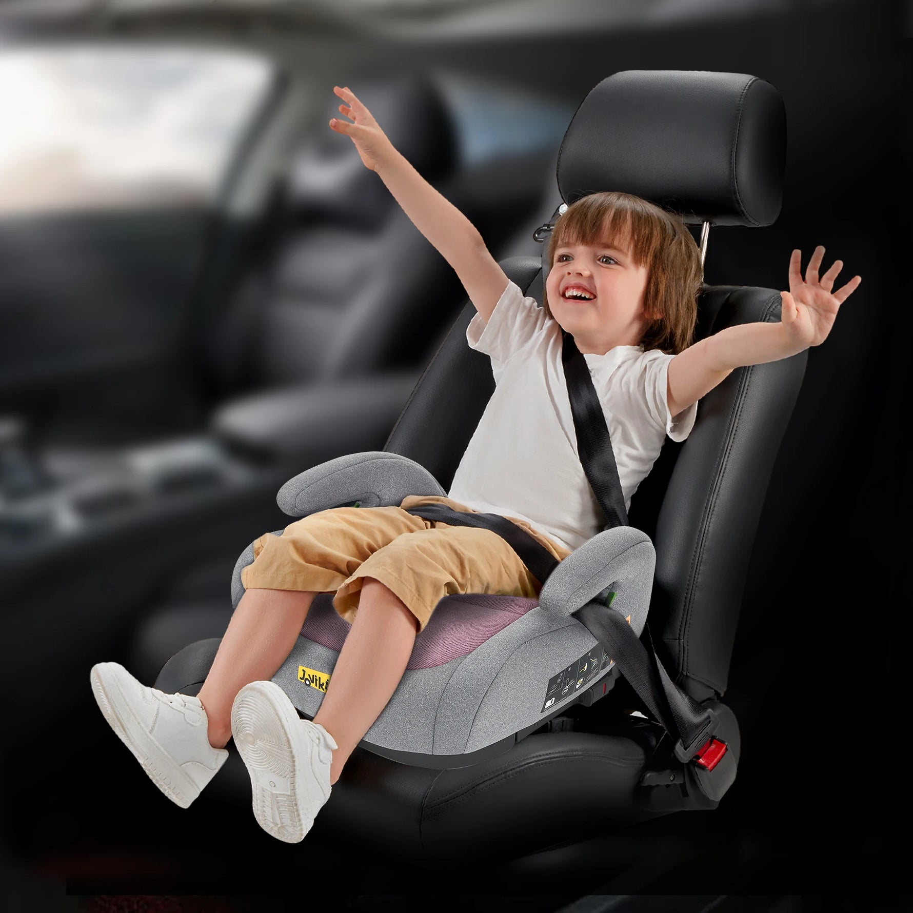 Jovikids OHHO Portable Baby Car Seat Booster 125-150cm