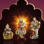 11pcs Christmas Christ Birth of Jesus Ornament Nativity Set Manger Scene Figurines 4" Resin Figures Crafts Decor Catholic Gifts