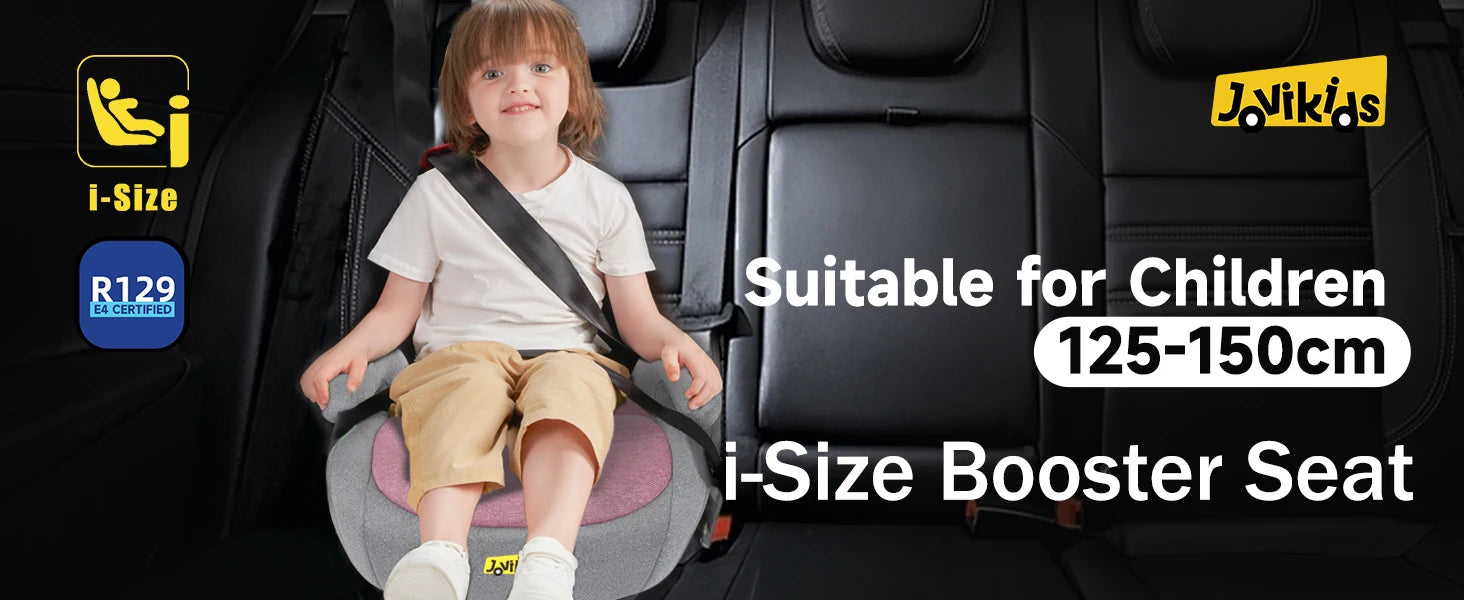 Jovikids OHHO Portable Baby Car Seat Booster 125-150cm