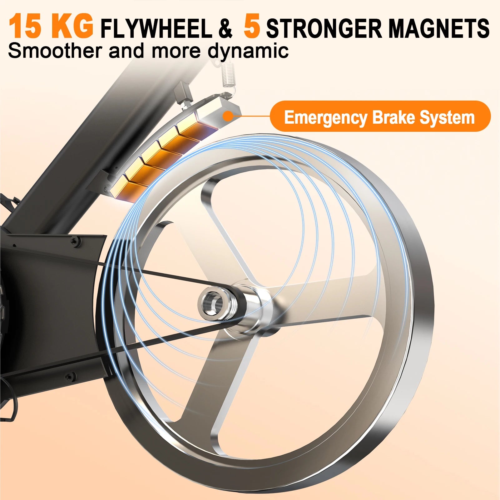 Fysiq Os3 Magnetic Exercise Bike – Quiet Indoor Fitness Bike with Lcd Display, Bluetooth & Adjustable Resistance