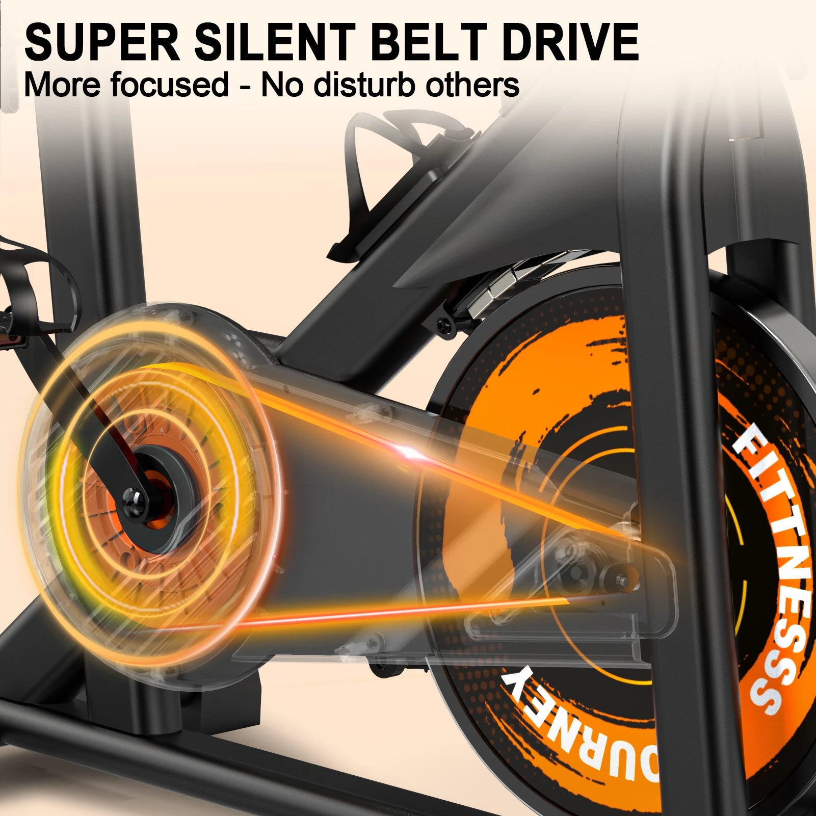 Fysiq Os3 Magnetic Exercise Bike – Quiet Indoor Fitness Bike with Lcd Display, Bluetooth & Adjustable Resistance