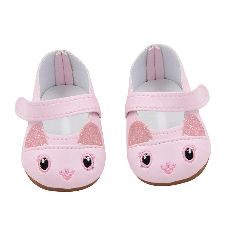 7 Cm Doll Shoes Clothes Handmade Boots For American 18 Inch Girl&43Cm Baby New Born,OG Doll Accessories Shoes Gift Festival Toy