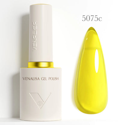 VENALISA 10ml Nail Gel Polish 90Colors HEMA/TPO Free UV LED Soak Off Long Lasting High Gloss Base TopCoat for Salon DIY Manicure