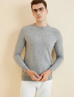 Sweater for Men 100% Merino Wool Knit Sweaters New Fall Winter Warm Long Sleeve Pullover Male Soft Jumper Korean Luxury Clothing