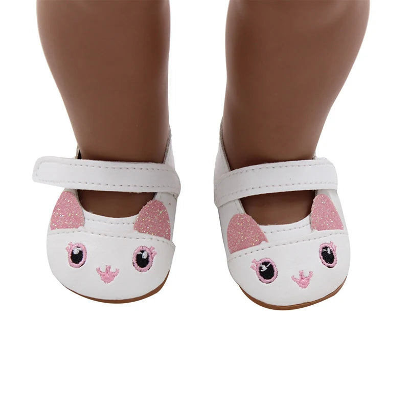 7 Cm Doll Shoes Clothes Handmade Boots For American 18 Inch Girl&43Cm Baby New Born,OG Doll Accessories Shoes Gift Festival Toy