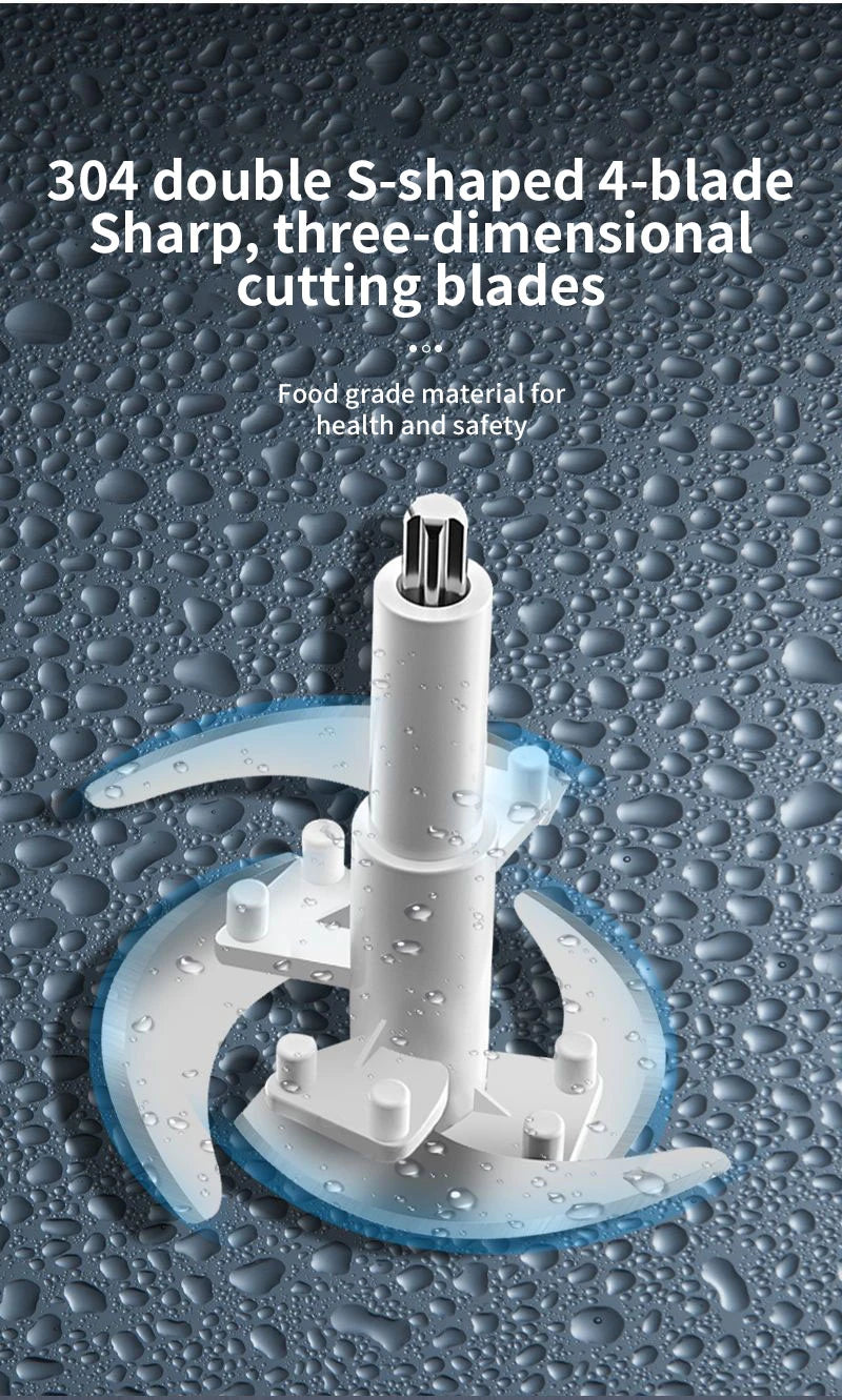 2L/5L Electric Meat Grinder Food Processor Chopper Stainless Steel Kitchen light Machine Chopper Slicer Machine Home Grinder