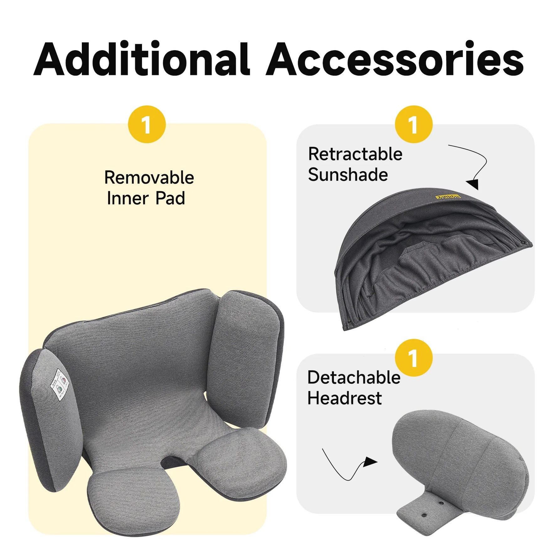 Jovikids Ranger 360° Swivel i-Size Baby Car Seat 40-150cm with Support Leg