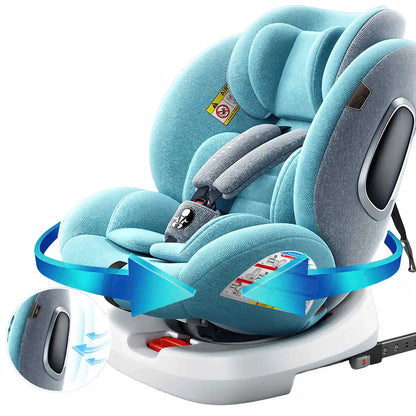 Child Seat 360-degree rotating car seat Simple portable seat removable and adjustable infant car seat for children 1-12 years ol