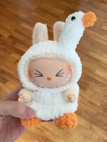 Mini Plush Doll'S Clothes Outfit Accessories For Korea Kpop Exo Labubu V1 V2 Idol Dolls Goose Dinosaur Macaron Clothing Gift