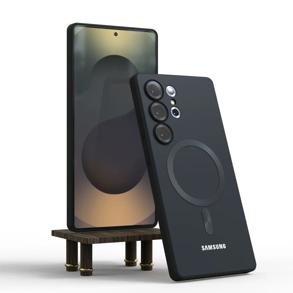 For Samsung Galaxy S25 S24 S23 S22 S21 Note10 Plus S20 FE Note20 Ultra 5G Magnetic Case Shockproof Protective Back Cover Funda