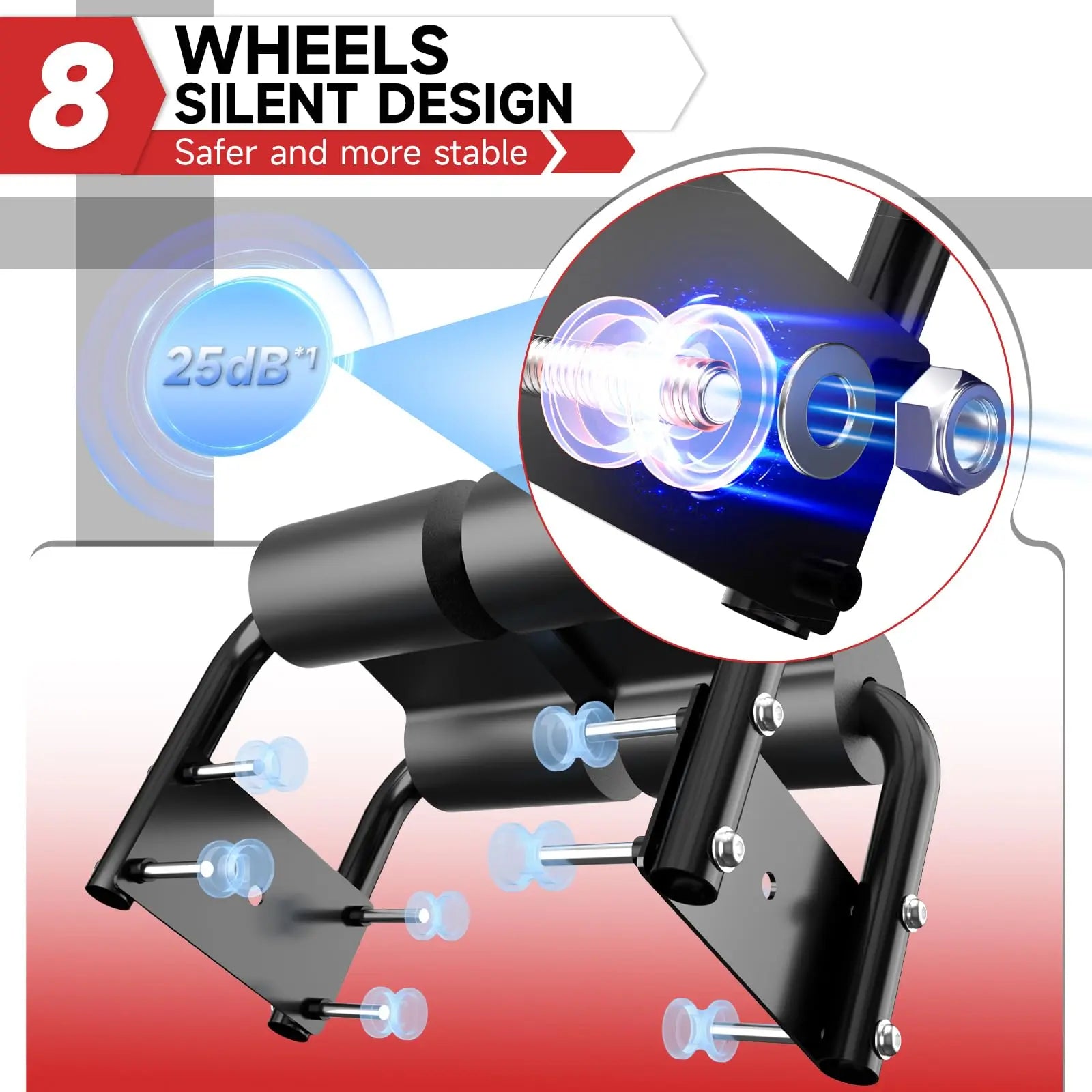 Abdominal Trainer Home Multifunctional Training Device for Full Body Training Abdominal Ab Machine with LCD Monitor up to 150 kg