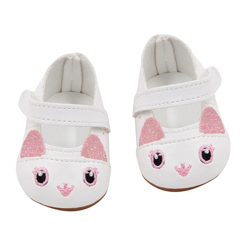 7 Cm Doll Shoes Clothes Handmade Boots For American 18 Inch Girl&43Cm Baby New Born,OG Doll Accessories Shoes Gift Festival Toy