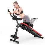 Abdominal Trainer Home Multifunctional Training Device for Full Body Training Abdominal Ab Machine with LCD Monitor up to 150 kg