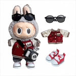 Mini Plush Doll'S Clothes Outfit Accessories For Korea Kpop Exo Labubu V1 V2 Idol Dolls Goose Dinosaur Macaron Clothing Gift