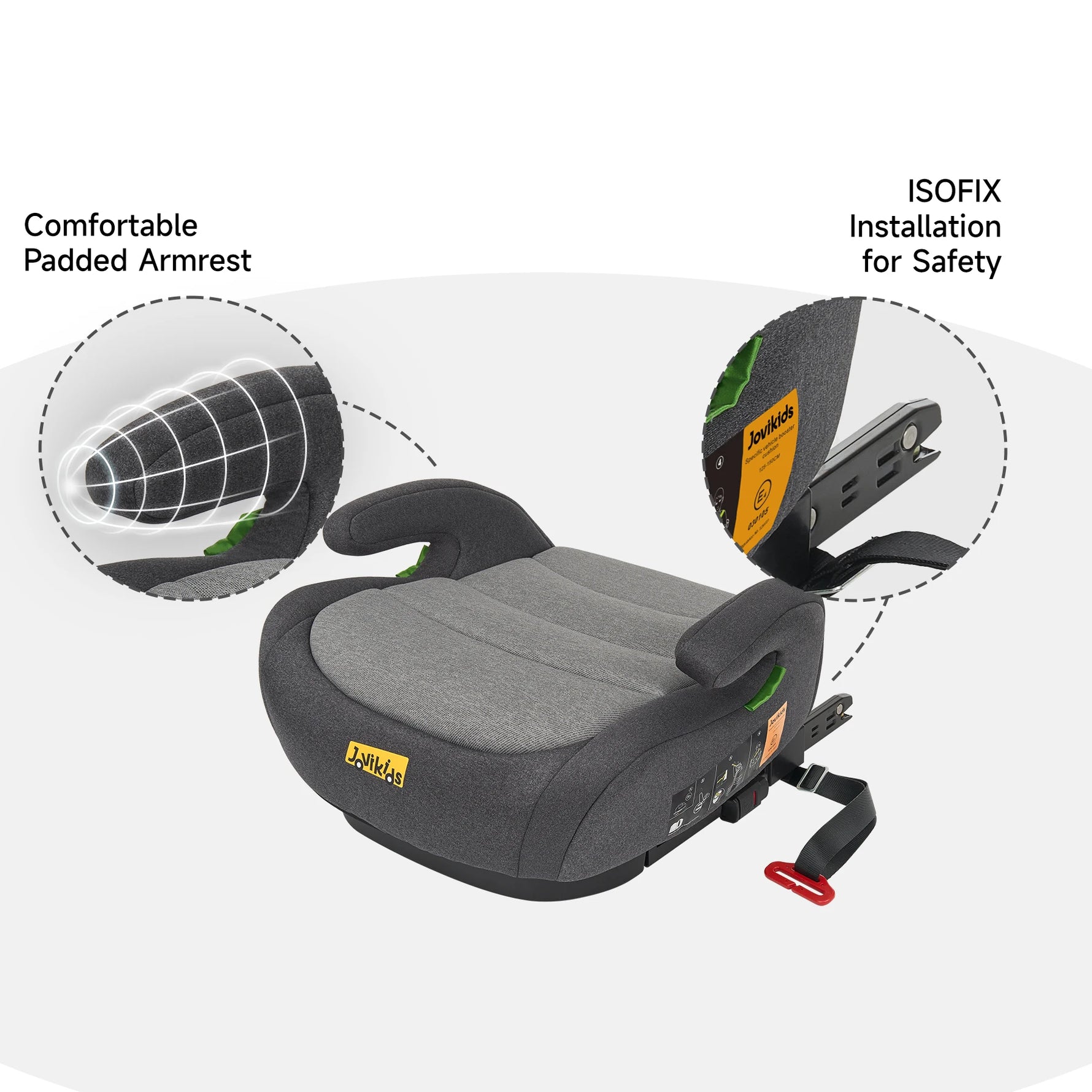 Jovikids OHHO Portable Baby Car Seat Booster 125-150cm
