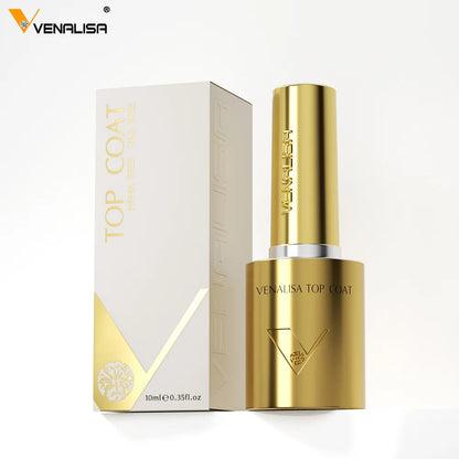 VENALISA 10ml Nail Gel Polish 90Colors HEMA/TPO Free UV LED Soak Off Long Lasting High Gloss Base TopCoat for Salon DIY Manicure