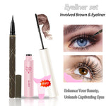 Silk Fiber Curling Mascara, Ultra-Fine Brush, Lengthening & Volumizing, Waterproof, Smudge-Proof, Long-Lasting, Unisex, Eye Safe