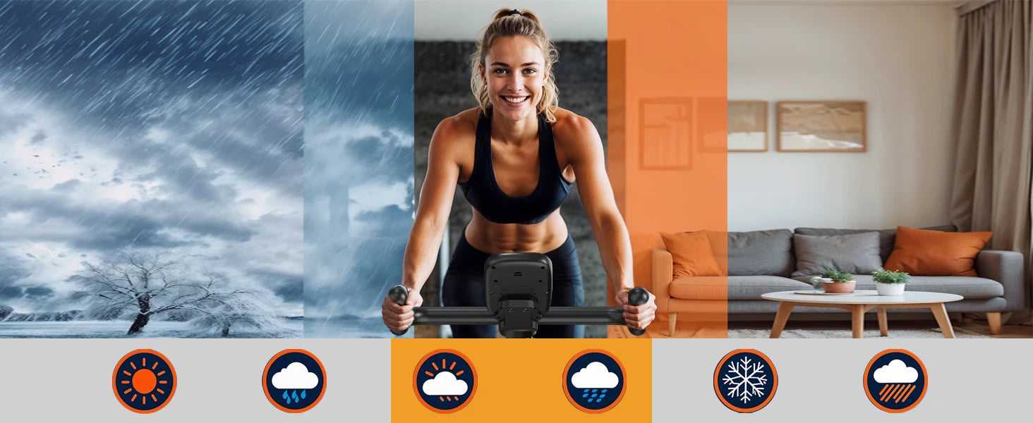 Fysiq Os3 Magnetic Exercise Bike – Quiet Indoor Fitness Bike with Lcd Display, Bluetooth & Adjustable Resistance