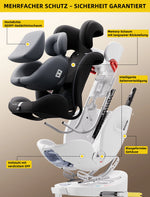AP03 KL005 Child Seat Baby Car Seat 360° Rotatable ISOFIX ECE,0-12 years /9-36 kg/5-point belt/40-150cm