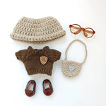 Mini Plush Doll'S Clothes Outfit Accessories For Korea Kpop Exo Labubu V1 V2 Idol Dolls Goose Dinosaur Macaron Clothing Gift