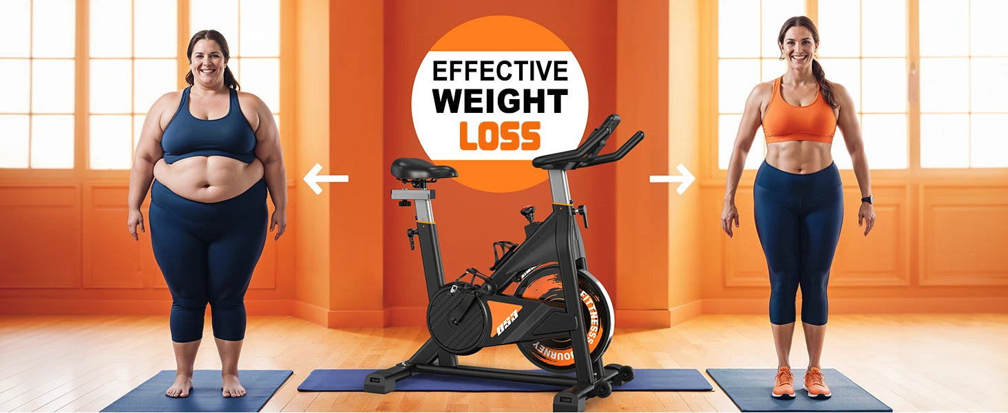 Fysiq Os3 Magnetic Exercise Bike – Quiet Indoor Fitness Bike with Lcd Display, Bluetooth & Adjustable Resistance