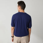 Fashion Menswear 100% Goat Cashmere 2021 Man O-Neck Pullovers Winter Sweaters Knitted Half Sleeve Hot Sale Standard Male Tops