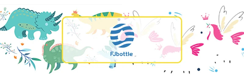 FJbottle water bottle for children ,Vacuum Flacks for girls, thermos Bottle With Healthy Straw And BPA Free,350ML