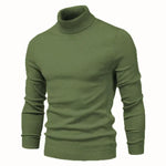 New Quality Winter Mens Sweaters Casual Turtleneck Thick Pullovers Solid Color Warm Slim Fit Turtleneck Sweaters Pullover Men