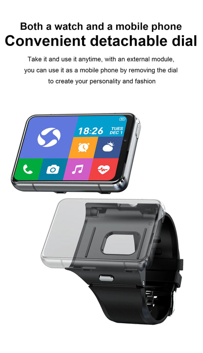 2025New 4G Sports SmartWatch S999 2.88 Inch Quad Core Android 9.0 OS Smartwatch 2300 MAh 13MP Camera 4GB/64GB Heart Rate Monitor