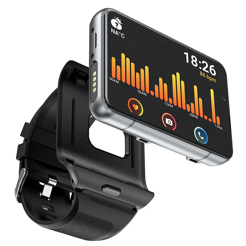 2025New 4G Sports SmartWatch S999 2.88 Inch Quad Core Android 9.0 OS Smartwatch 2300 MAh 13MP Camera 4GB/64GB Heart Rate Monitor