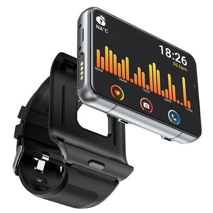 2025New 4G Sports SmartWatch S999 2.88 Inch Quad Core Android 9.0 OS Smartwatch 2300 MAh 13MP Camera 4GB/64GB Heart Rate Monitor