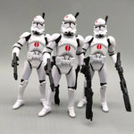 Lot of 3 Star Wars Elite Force 501st 442nd Shadow Utapau Gree Shock Battalion Trooper 3.75" Loose Action Figure Collection