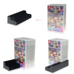 Switch Accessories 1 Set/ 2pcs CD Disks Game Cases 24 Cartridge Box Storage Stand Holder With Non-slip Pads For Nintendo Switch