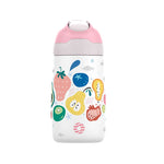 FJbottle water bottle for children ,Vacuum Flacks for girls, thermos Bottle With Healthy Straw And BPA Free,350ML