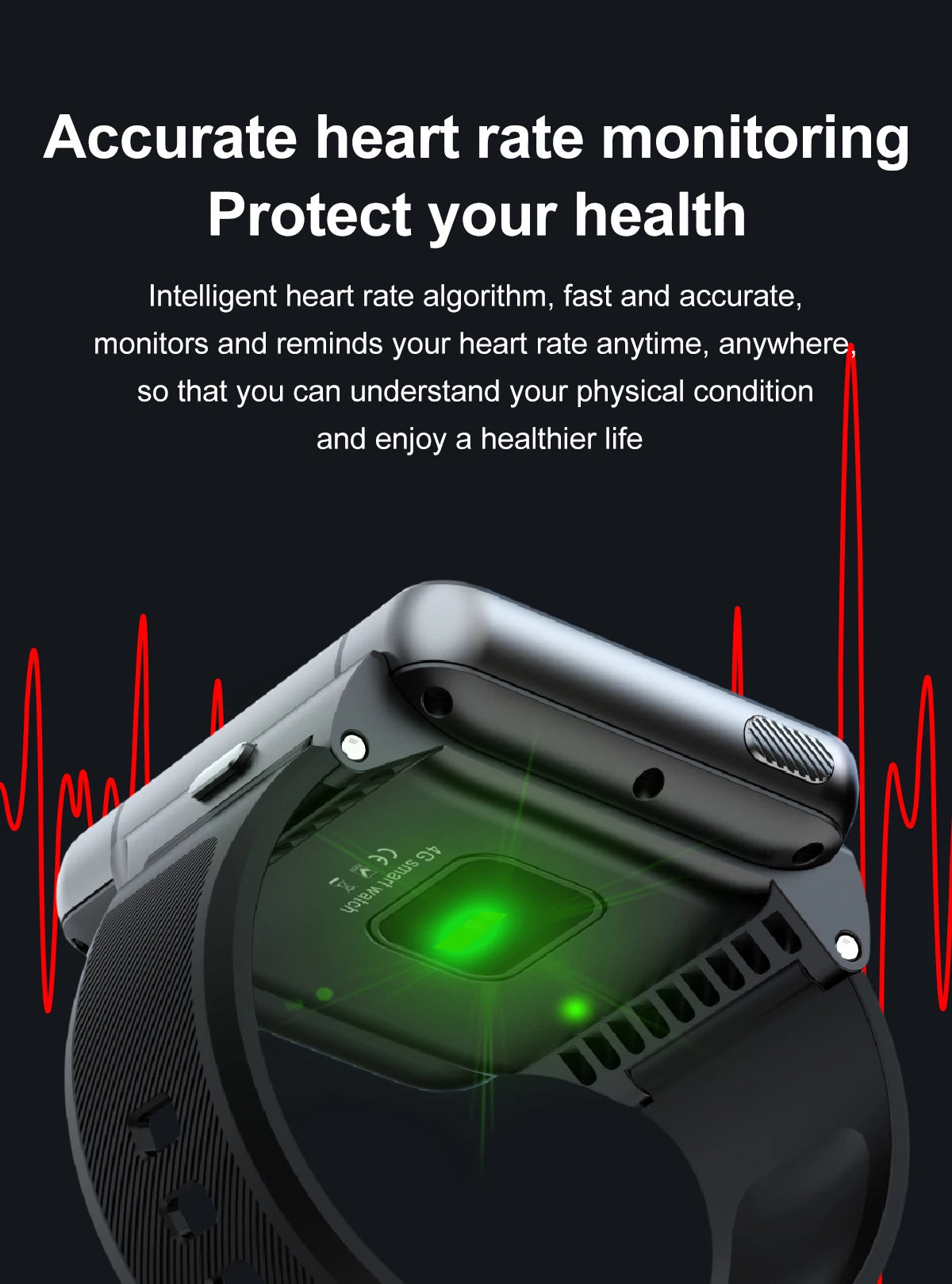 2025New 4G Sports SmartWatch S999 2.88 Inch Quad Core Android 9.0 OS Smartwatch 2300 MAh 13MP Camera 4GB/64GB Heart Rate Monitor