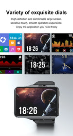 2025New 4G Sports SmartWatch S999 2.88 Inch Quad Core Android 9.0 OS Smartwatch 2300 MAh 13MP Camera 4GB/64GB Heart Rate Monitor