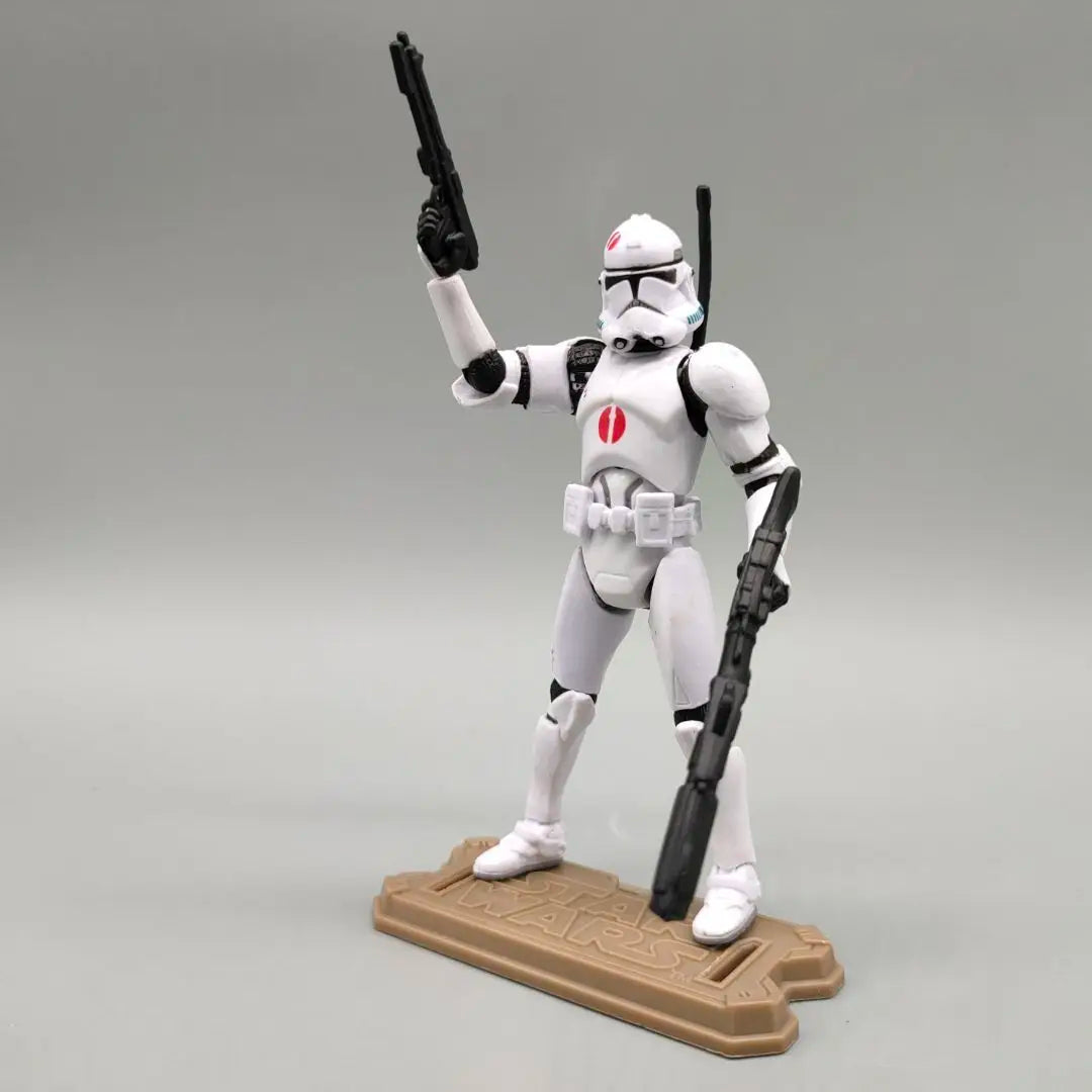 Lot of 3 Star Wars Elite Force 501st 442nd Shadow Utapau Gree Shock Battalion Trooper 3.75